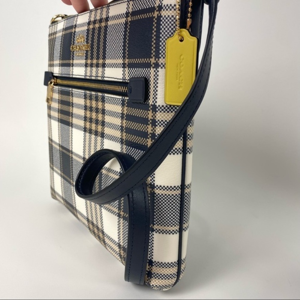 Coach Handbag Rowan File Crossbody Bag With Matching Wristlet Wallet set - Picture 3 of 14